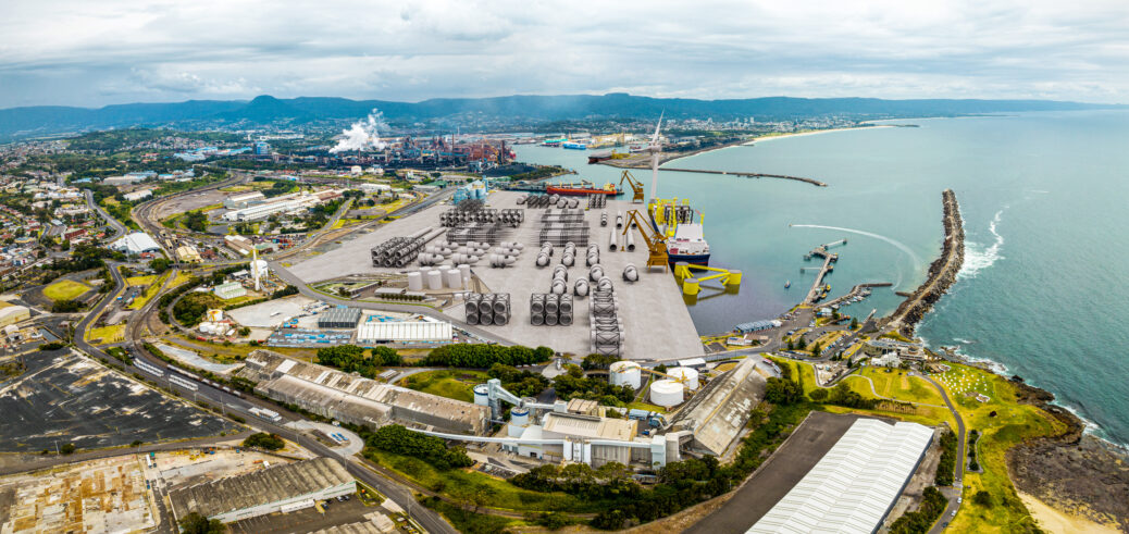 Featured image: Port Kembla concept plan. Image courtesy of NSW Ports