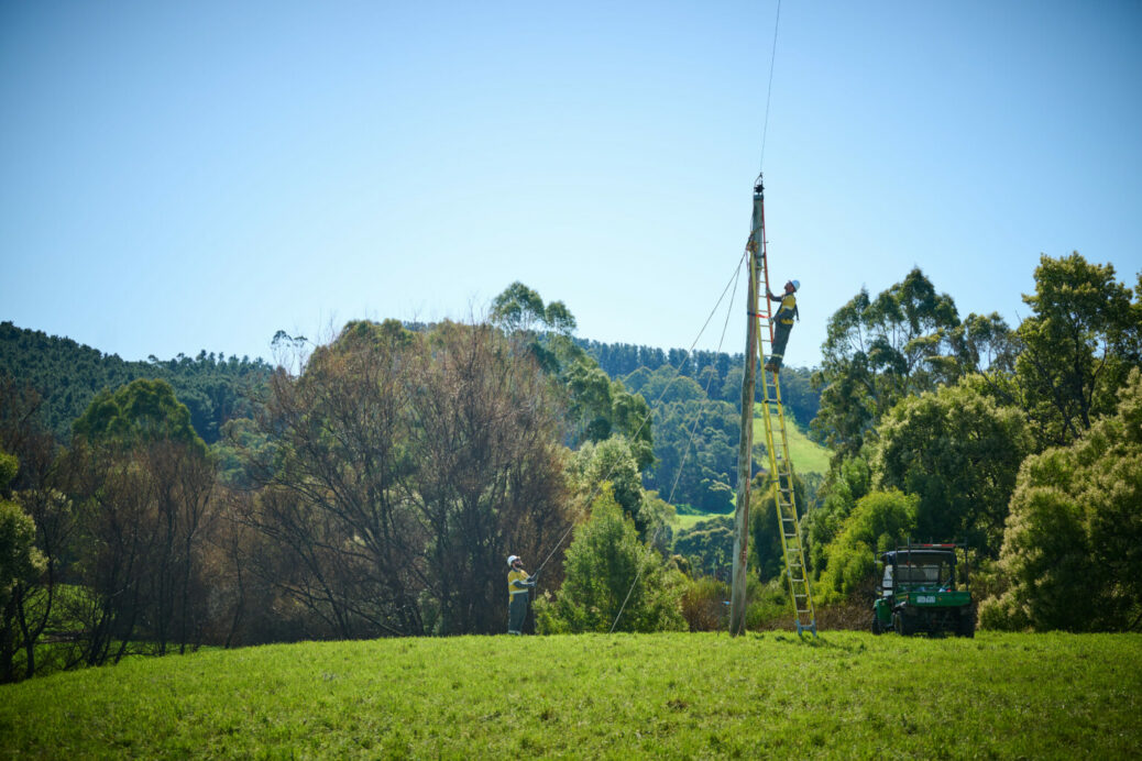 Powercor works at the Otways, Victoria
