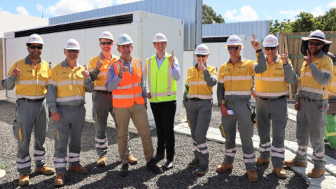 New Bundaberg grid-connected battery nearing completion