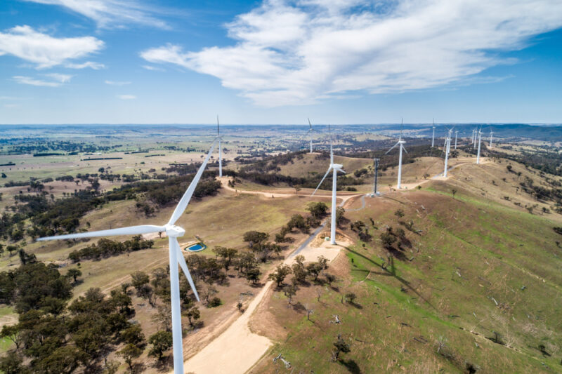 An Aussie wind farm.