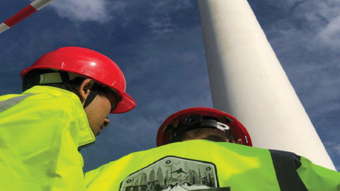 Advanced aerial inspection for wind farms