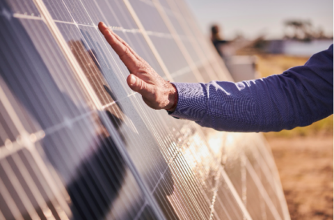The sustainability of solar panels