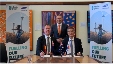 New MOU for green hydrogen production plant in WA